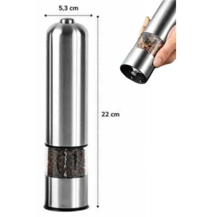 Tuz Baharat Öğütücü Otomatik Baharat Değirmeni Uzun Ömürlü Pratik