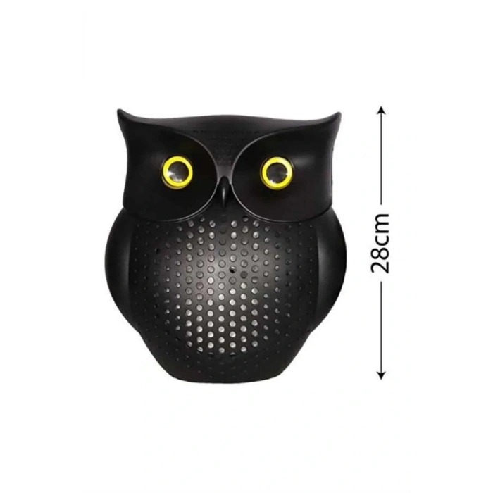 TWS Bluetooth Hoparlör Baykuş Tasarımlı Taşınabilir RGB Işıklı Uzun Pil Ömrü