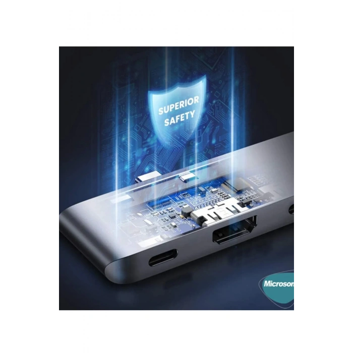 Type-c To Hdtv Multifunction Adapter 8 Port Kablo