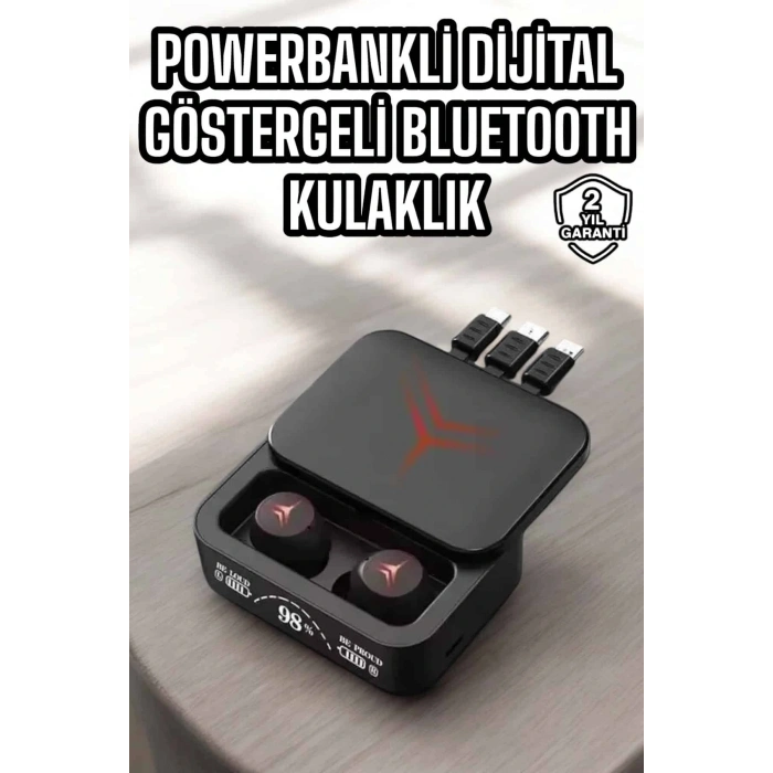 Ucuz ve Kaliteli Bluetooth Kulaklık TWS Çoklu Şarj Girişi Yüksek Ses Kaliteli