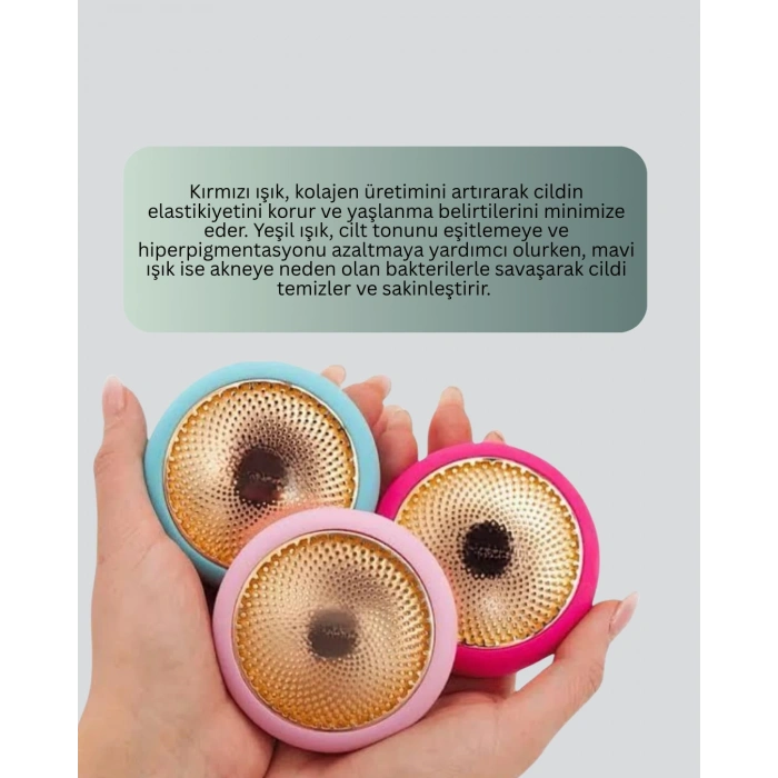 UFO Mini LED Işık Terapili ve Termoterapili Cilt Bakım Cihazı