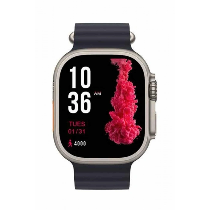 Ultra Akıllı Saat 49 Mm Çift Kordonlu Arama Cevaplama Bluetooth Bağlantılı