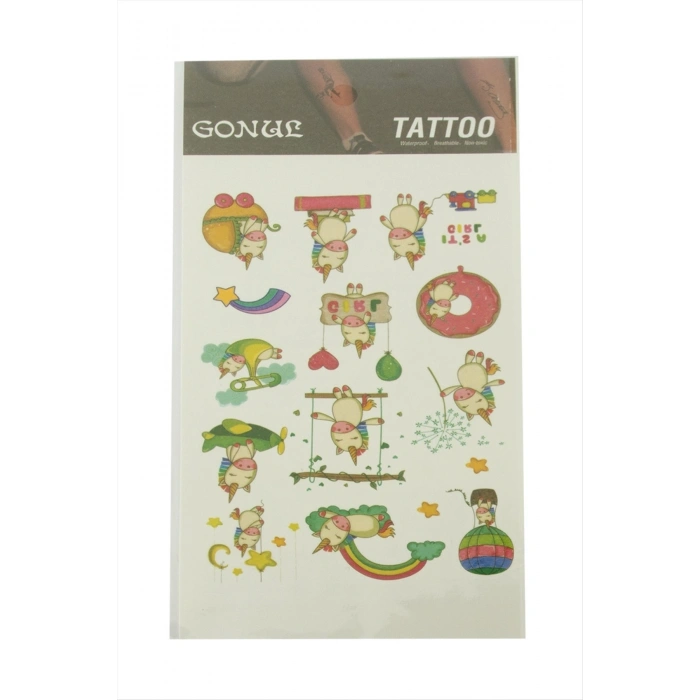Unicorn Tattoo Dövme Sticker