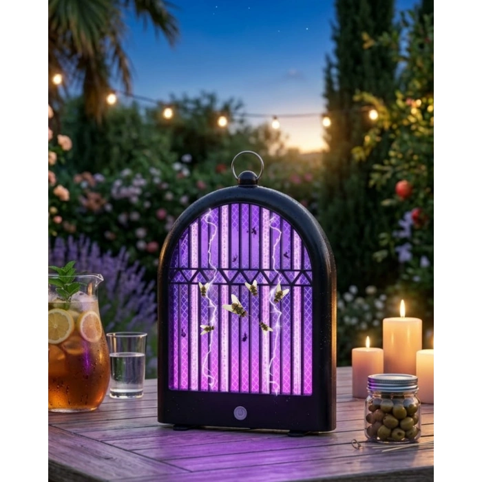 USB-C Şarjlı Sivrisinek Lambası Sessiz ve 360 Derece Koruma