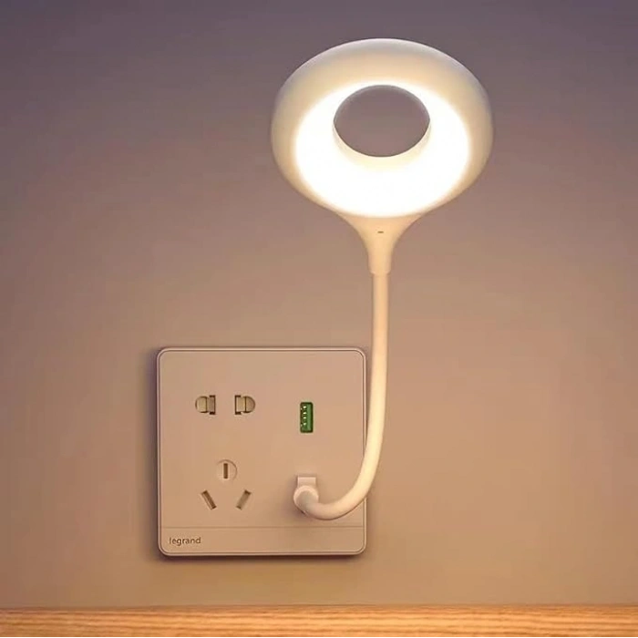 USB Girişli Sesli Komut Özellikli Akıllı LED Lamba Esnek Bükülebilir Masa ve Gece Lambası