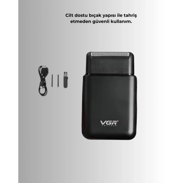 USB Şarjlı Erkek Tıraş Makinesi | Cilt Dostu ve Kompakt Tasarım