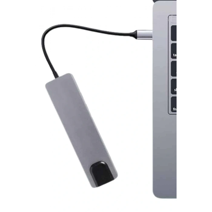 Usb Type-c Hub Dönüştürücü Çevirici Çoklayıcı Macbook Çevirici 8 Portlu