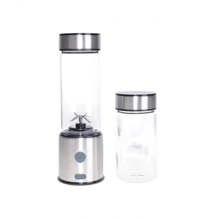 USB Type C Şarjlı Cam Blender 6 Bıçaklı Smoothie ve Shake Blender