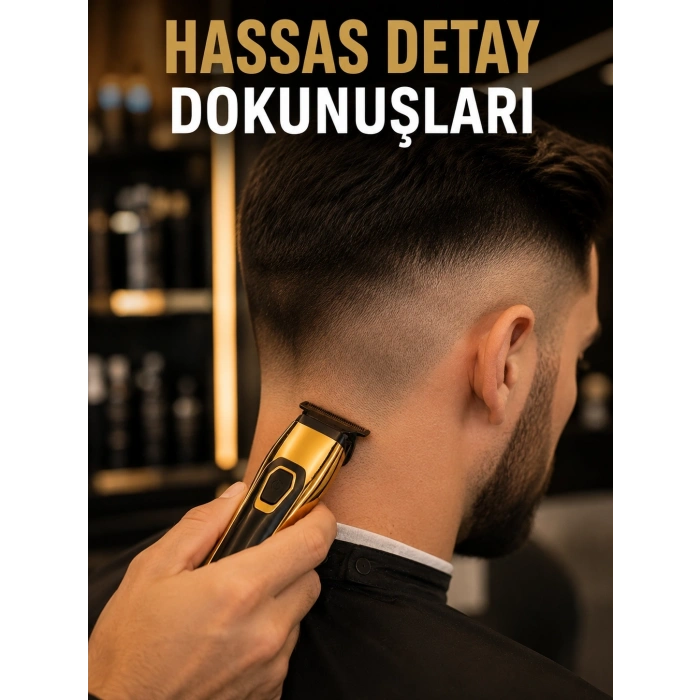 USB Type-C Şarjlı Çok Fonksiyonlu Saç ve Sakal Düzeltme Makinesi
