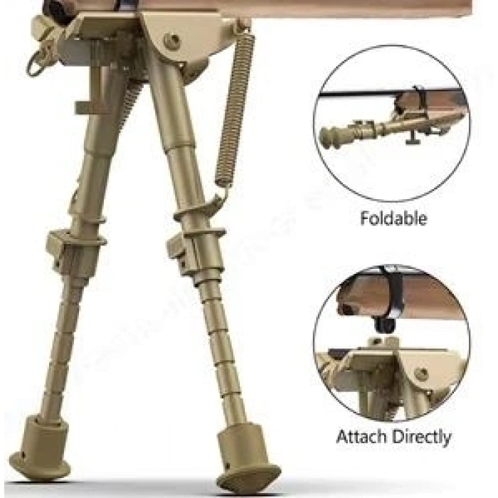 Üstün Metal Alaşım Yaylı Bipod Çatalayak