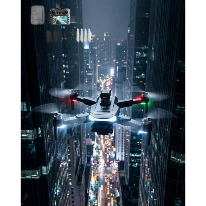 Uzaktan Kontrollü 4K Drone Akıllı Uçuş Modları ve Geniş Açılı Kamera Özellikli