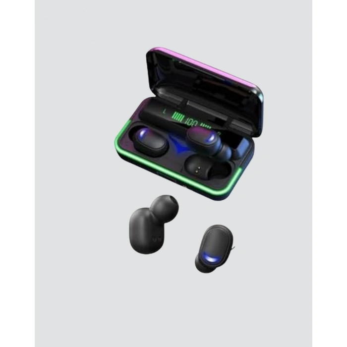 Uzun Pil Ömürlü E10 Powerbank Bluetooth Kulaklık LED Gösterge