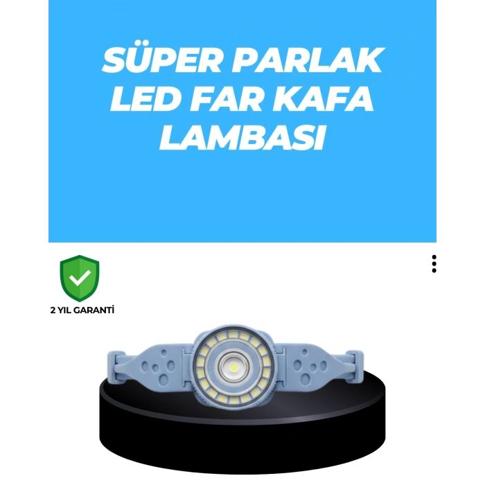 Uzun Pil Ömürlü Kamp ve Dağcılık Kafa Lambası