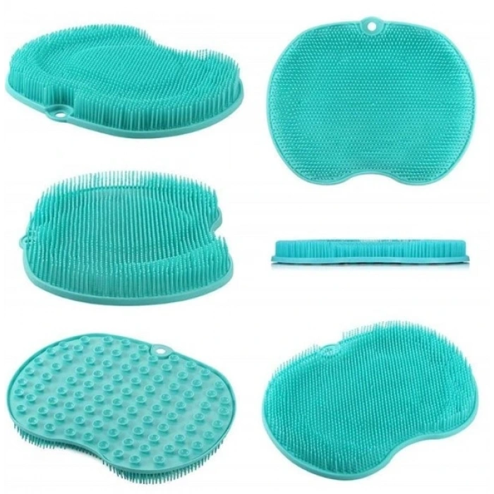 Vantuzlu Banyo Sırt Fırçası ve Masaj Matı (5047)