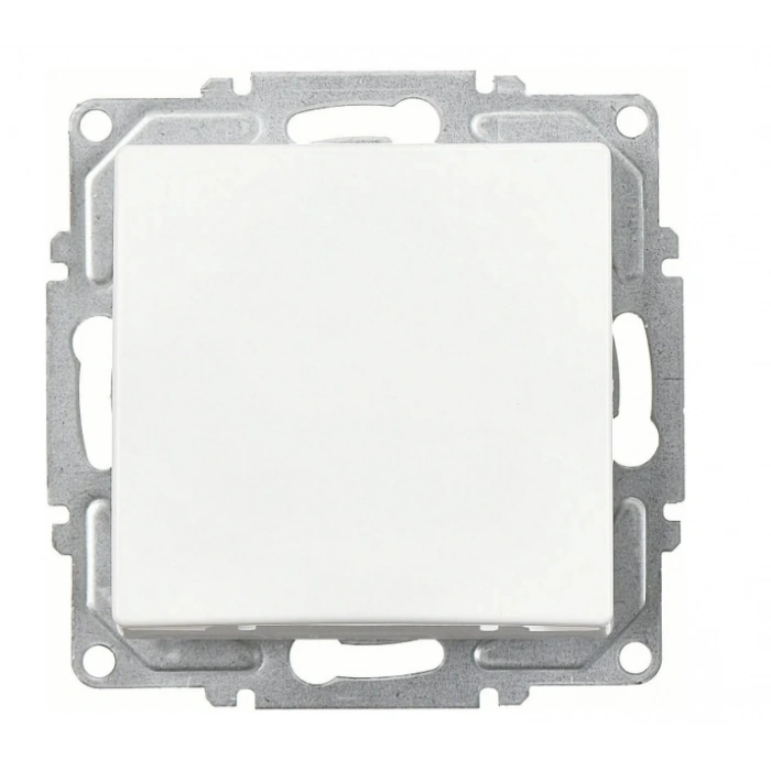 Visage Beyaz Tekli Anahtar Çerçevesiz - Priz ve Anahtar İçin Uyumlu Çerçeve