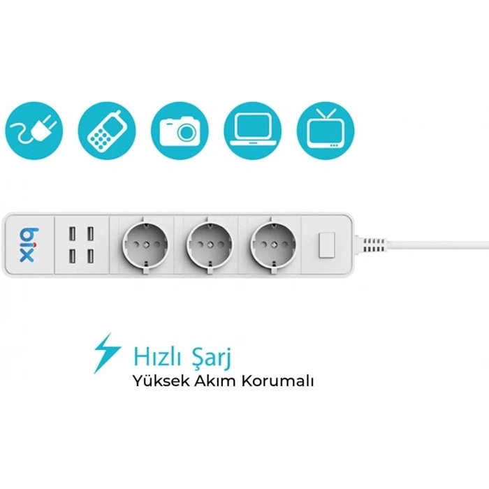 Vtn Bp-01 Wifi Yüksek Akım Korumalı Hızlı Şarj Özellikli Akıllı Priz