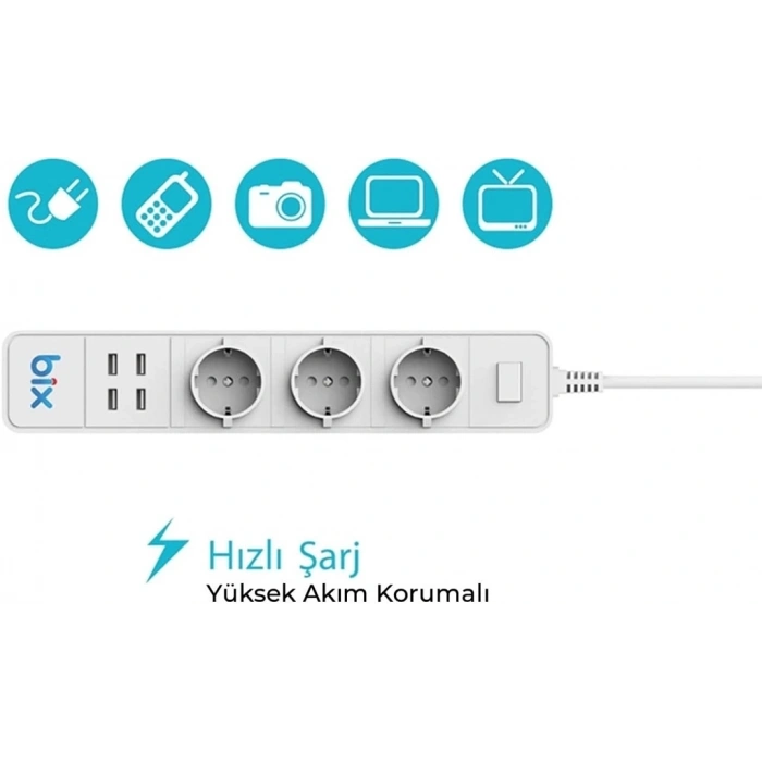 Vtn Bp-01 Wifi Yüksek Akım Korumalı Hızlı Şarj Özellikli Akıllı Priz