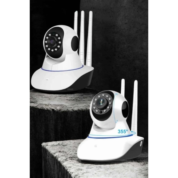 Wifi Kamerası Çift Yönlü Bebek Güvenlik Kamerası Gece Görüşlü