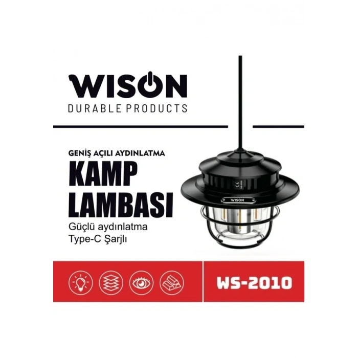 Wison WS-2010 Geniş Açılı Aydınlatma Kamp Lambası (5047)
