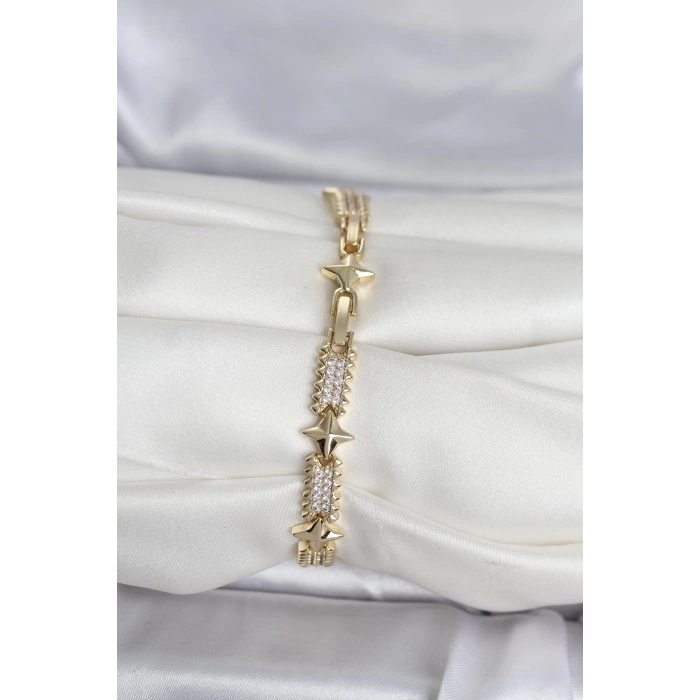 Xuping Kutup Yıldızlı Gold Renk Kadın Bileklik