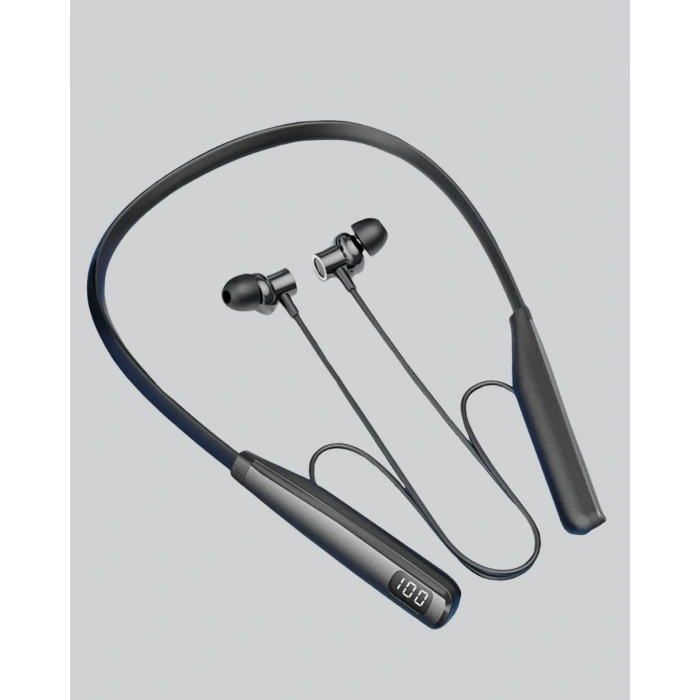 Y12 Bluetooth Boyun Bantlı Kulaklık – 100 Saat Pil, Bluetooth 5.3, Dokunmatik Kontrol