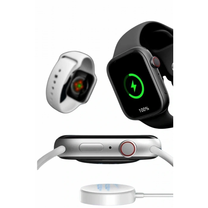 Yeni Model Akıllı Saat Dokunmatik Ekran Unisex Amoled Ekran 44 mm