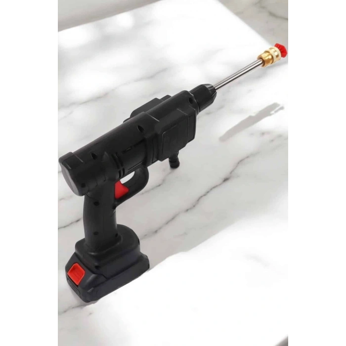 Yeni Nesil Araç Yıkama Şarjlı Tabancası Basınçlı Su Hazneli