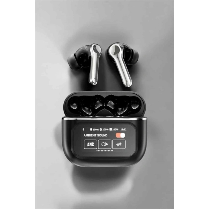 Yeni Nesil Bluetooth Kulaklık Ekranlı Yüksek Ses Kaliteli Uzun Şarj Süreli