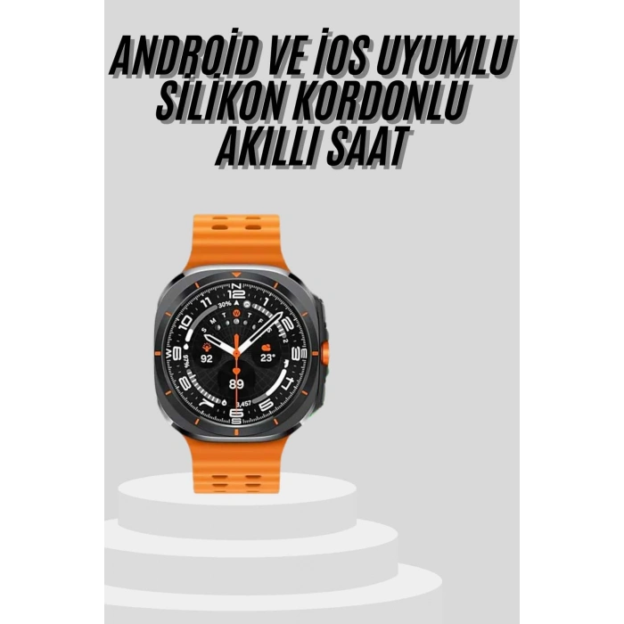 Yeni Nesil Çağrı Cevaplayabilen 47 MM Titreşimli Çok Fonksiyonlu Akıllı Saat