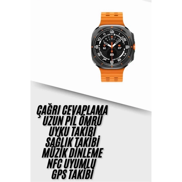 Yeni Nesil Çağrı Cevaplayabilen 47 MM Titreşimli Çok Fonksiyonlu Akıllı Saat