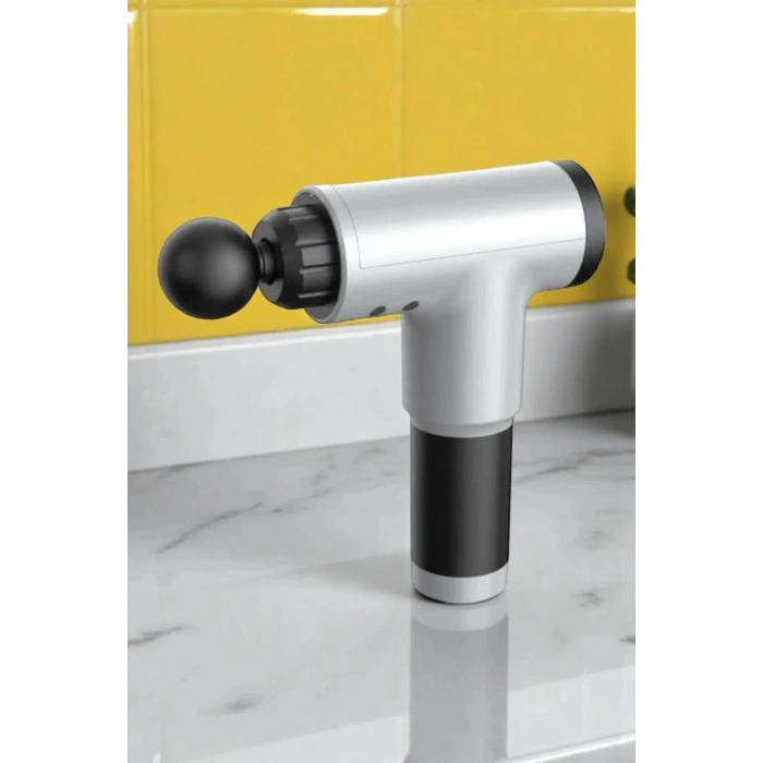 Yeni Nesil Masaj Tabancası 4 Başlıklı Sporcu Şarjlı Kablosuz Omuz Bacak Ayak RENK SEÇİLEMEZ