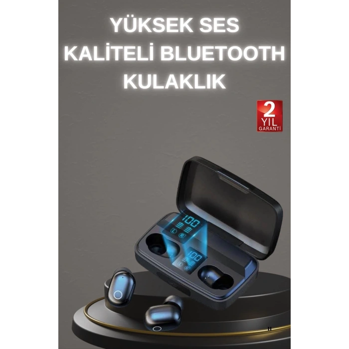 Yeni Nesil TWS Kablosuz Kulaklık Güçlü Batarya Yüksek Kalite Bluetooth 5.0 ANC Özelliği