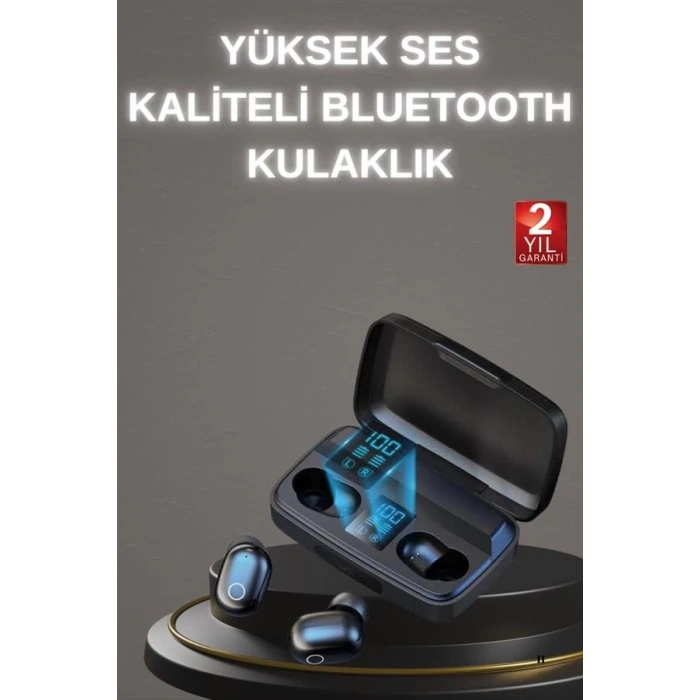 Yeni Nesil TWS Kablosuz Kulaklık Güçlü Batarya Yüksek Kalite Bluetooth 5.0 ANC Özelliği