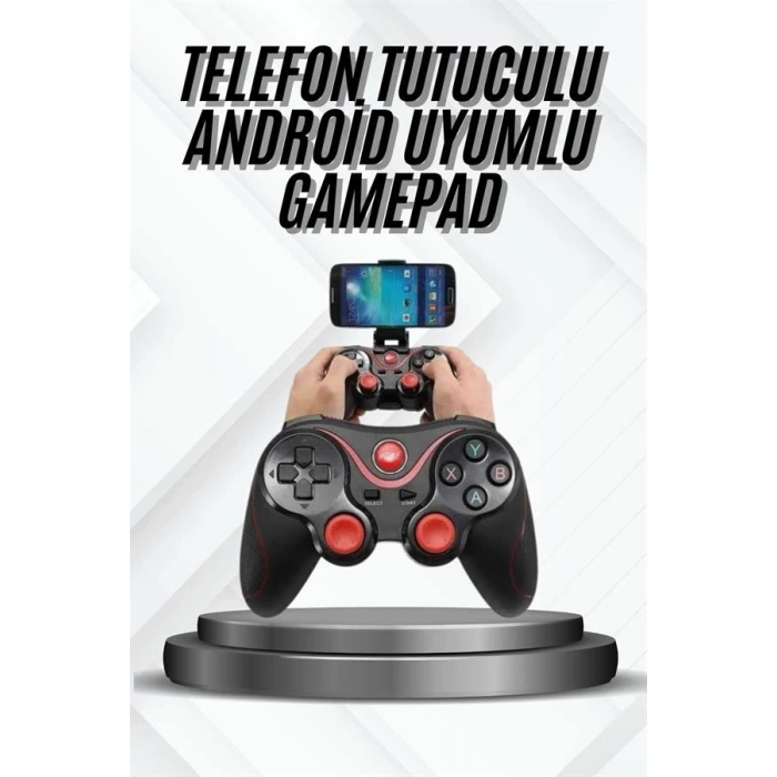 Yeni Nesil X3 Gamepad Android Uyumlu Telefon Tutucu Özellikli Joystick