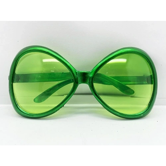 Yeşilçam Temalı Parti Gözlüğü Yeşil Renk 7x16 cm (5047)