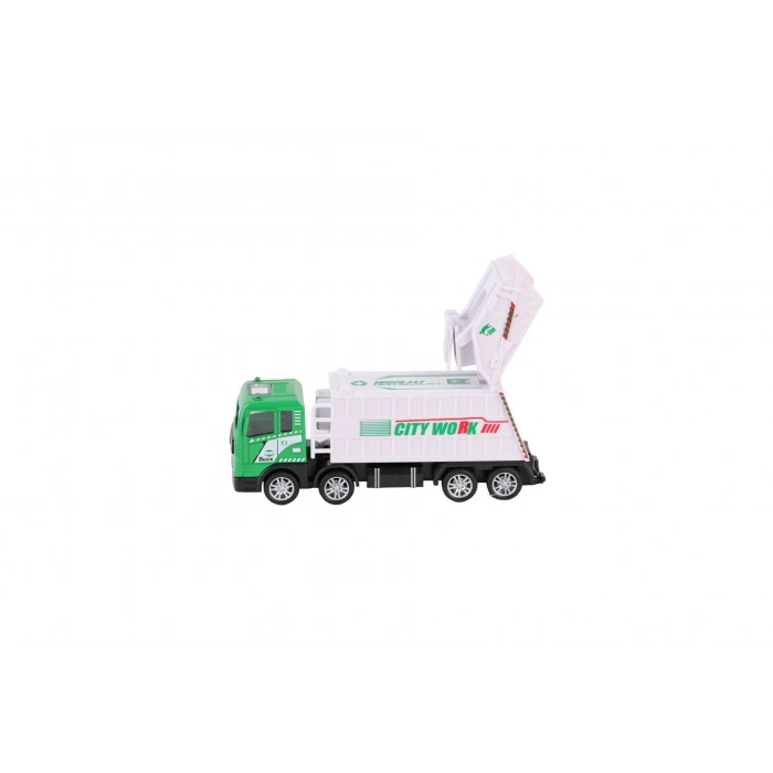 YH-711-57A SÜRTMELİ METAL 1:50 ÇÖP KAMYONU