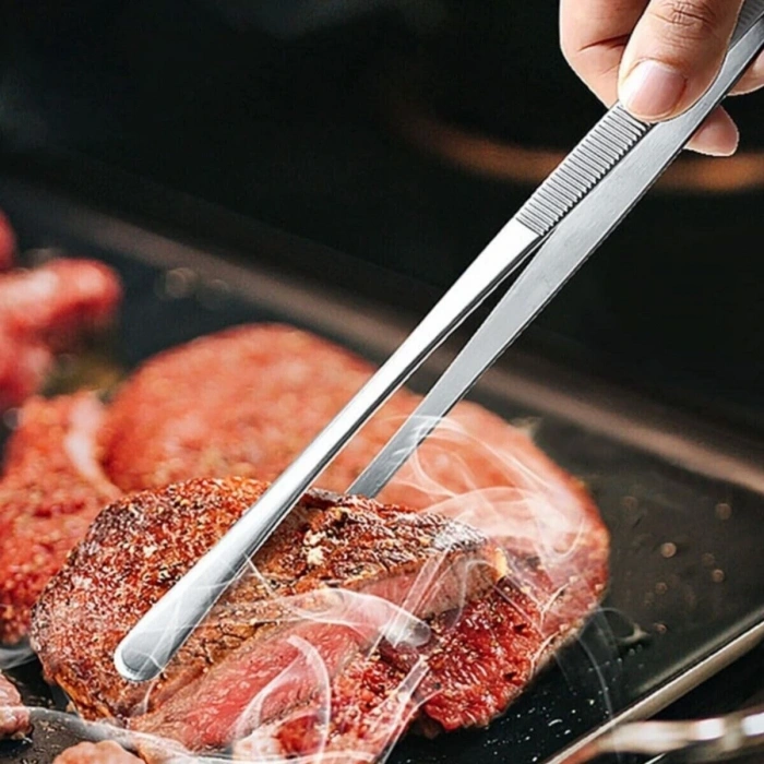 Yiyecek Servis Maşası Air Fryer  Master Chef Şef Cımbızı Et Kızartma Barbekü Aleti 30 Cm (5047)