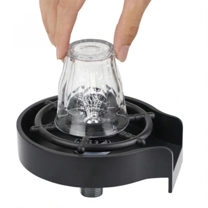 Yüksek Basınçlı Otomatik Bardak Yıkama Aparatı Mutfak Lavaboları İçin Hızlı Kupa Durulayıcı (5047)