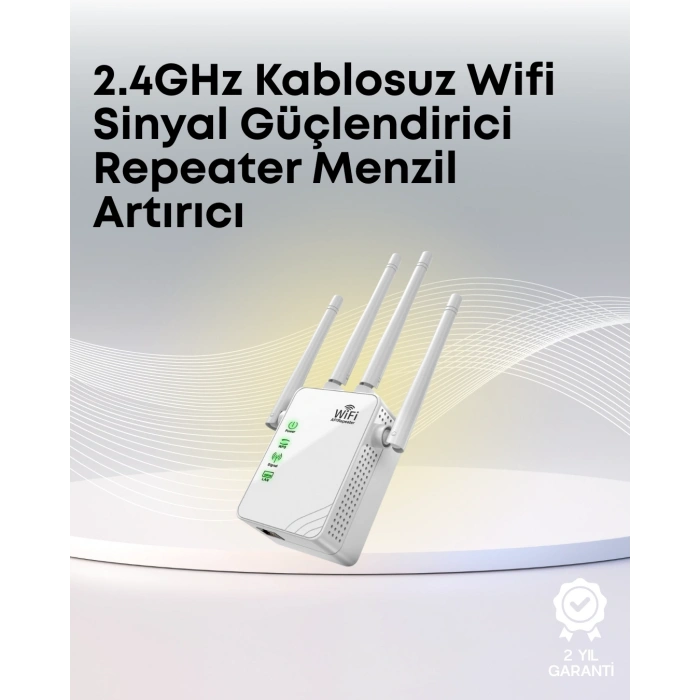 Yüksek Hızlı Parazit Önleyici WiFi Repeater Router