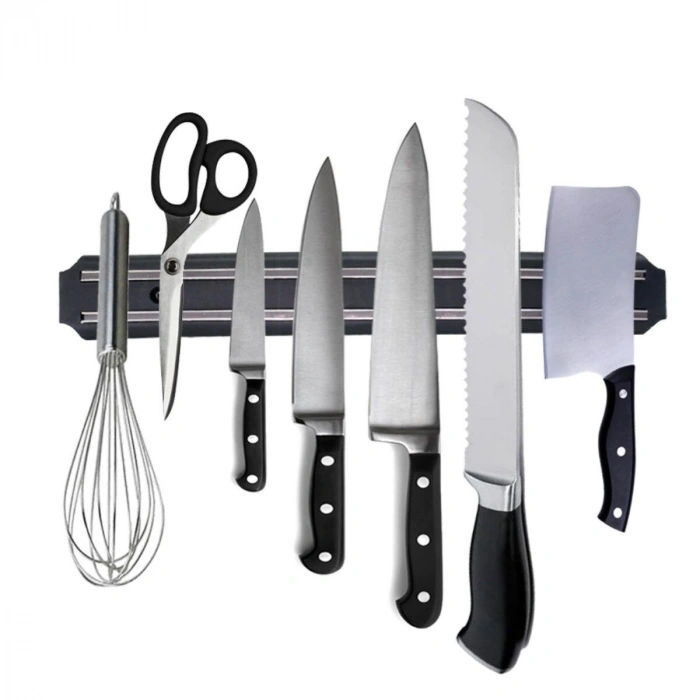 Yumurcak Shop® Mıknatıslı Paslanmaz Duvar Bıçak Askısı Standı 33 Cm  Aparat