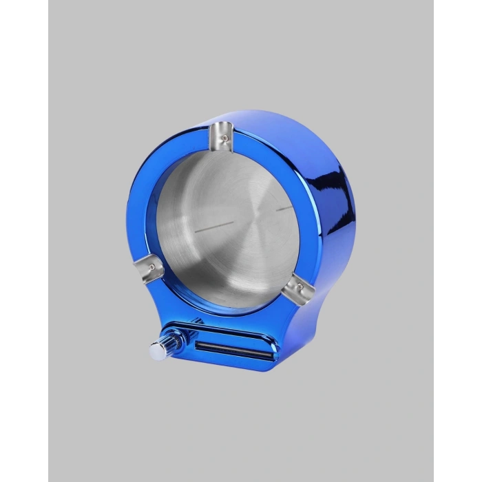 Yuvarlak Metal Küllük Çakmak Entegreli Dayanıklı Yapı