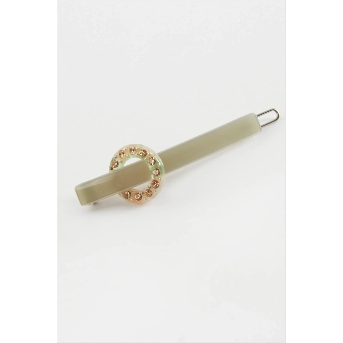 Yuvarlak Taşlı Pens Toka