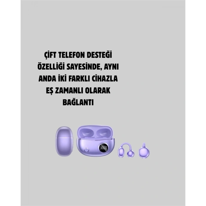 YXG10 Kablosuz Kulaklık – Bluetooth 5.4, Dokunmatik, LED Ekranlı Şarj Kutusu