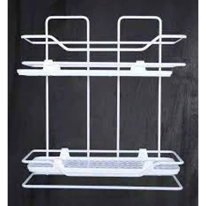 ZAMBAK 2Lİ RAF SİYAH BEYAZ (5047)