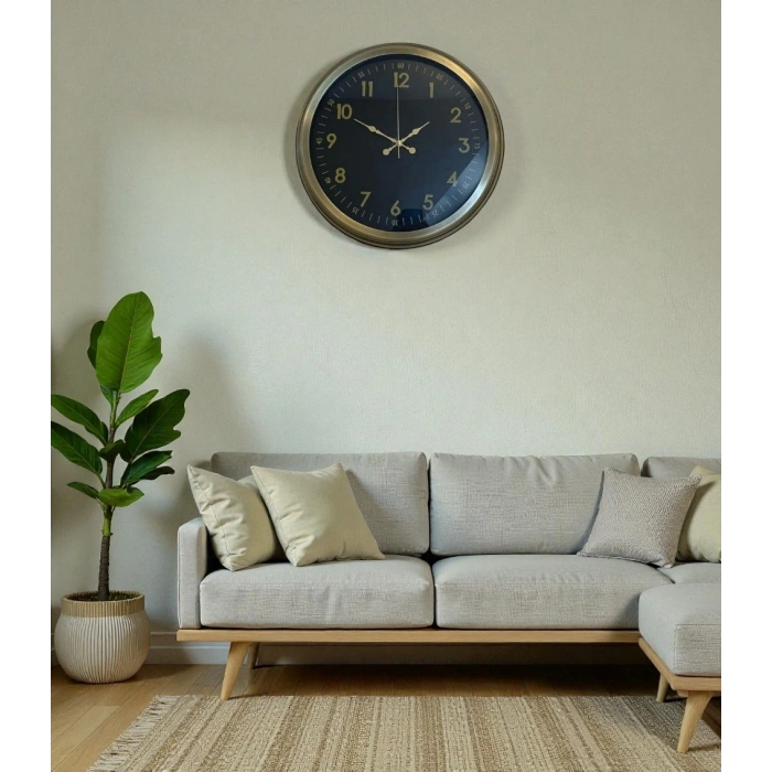 Zentime 40 Cm Eskitme Vintage Duvar Saati