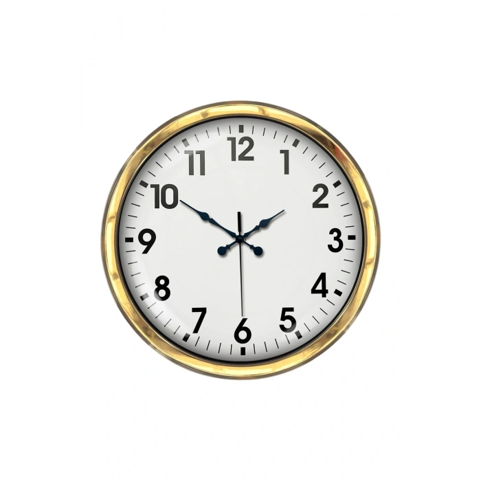 Zentime 40 Cm Gold Lüks Duvar Saati