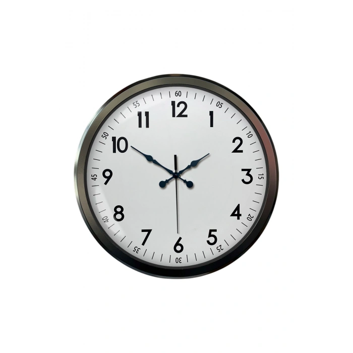 Zentime 52 Cm Siyah Modern Duvar Saati