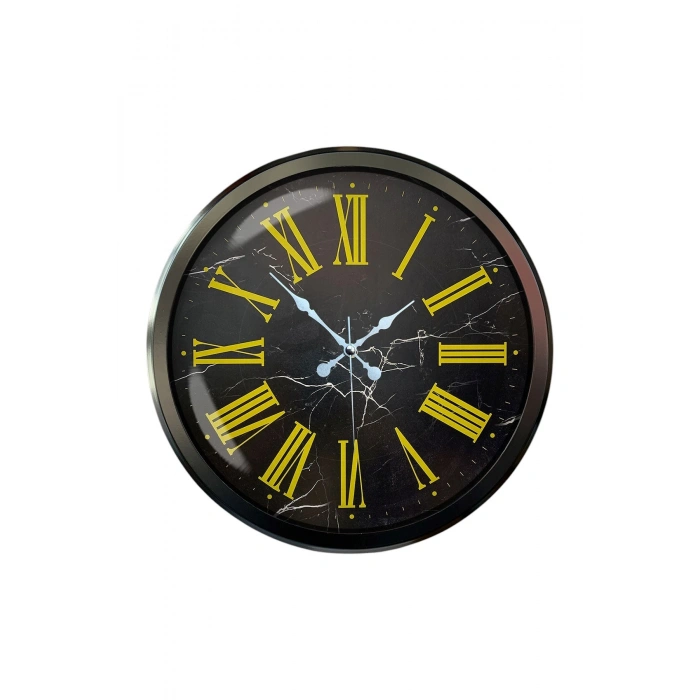 Zentime 52 Cm Siyah Modern Duvar Saati