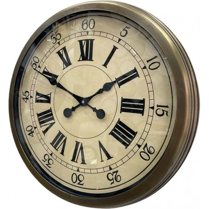 Zentime 60 Cm Eskitme Vintage Duvar Saati