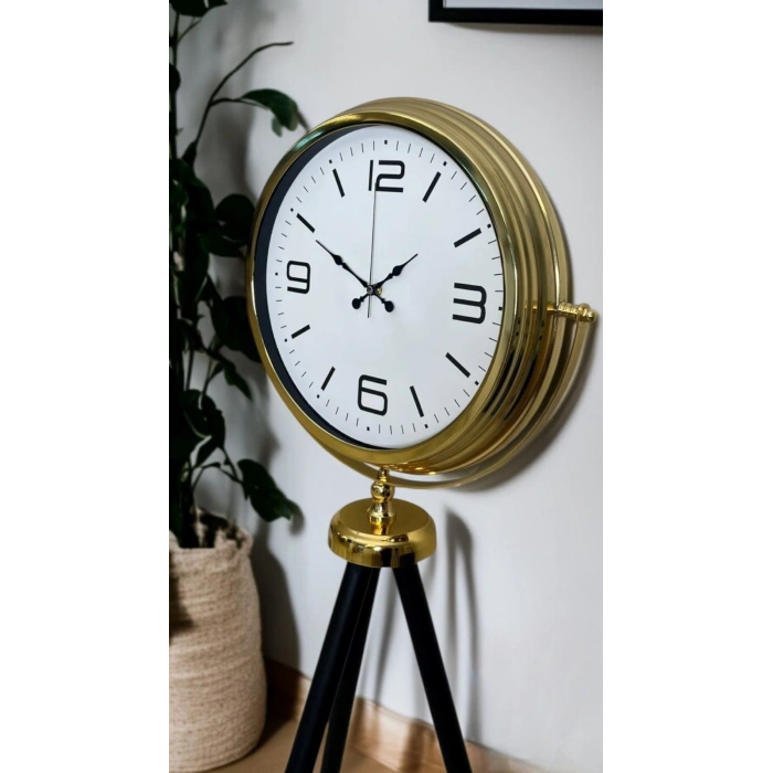 Zentime Elegance Gold Tripod Ayaklı Saat